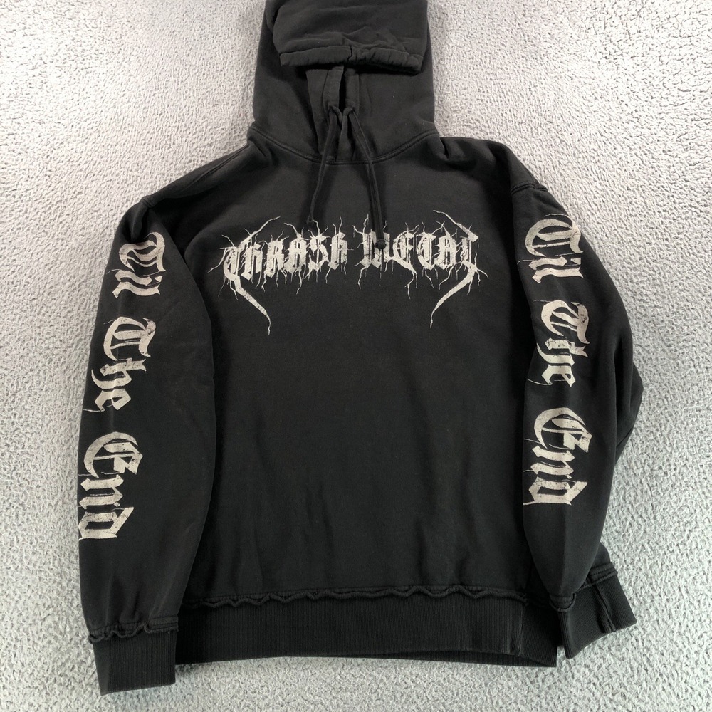 Divided Hoodie Adult Medium Black Thrash Metal Band‎ Heavy Til The End Metalcore